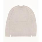 [coen] длинный рукав вязаный LARGE бежевый мужской 