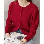 「Miniministore」 ニットカーディガン FREE レッド レディース