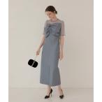 「Leja」 半袖ワンピース SMALL ブルー レディース