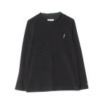 「Lightning Bolt」 ワンポイント長袖Tシャツ M ブラック メンズ
