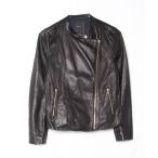 「NOBLE」 ライダースジャケット 38 ブラック レディース