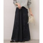 スカート 「26SS新作」カットワークエンブロイダリースカート