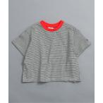 ショッピング子供服 tシャツ 「WEB限定」ボーダー＆無地ベーシック半袖Tシャツ キッズ 子供服 男の子 女の子