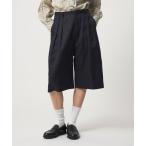 パンツ 「6(ROKU)」コットン ビッグ ショートパンツ レディース