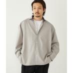 シャツ SHIPS Colors:「洗濯機可能」ウールライク リラックスフィット シャツ メンズ