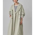 トレンチコート コート ストレッチポリエステル トレンチコート レディース