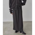 スカート リバーシブル リブマキシタイトスカート