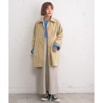 ショッピングドゥ ステンカラーコート コート ミドル丈ステンカラーコート レディース