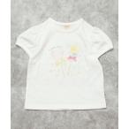 tシャツ 「スパンコール/綿混」キャンディモチーフ パフスリーブTシャツ キッズ 子供服 女の子