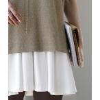 タンクトップ ノースリーブ 「 裾フリル キャミ 」 レディース