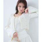 カーディガン キャミセットフラワー刺繍カーデ レディース