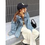 デニムジャケット gジャン ビッグシルエットデニムジャケット レディース