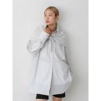 ブラウス シャツ スカーフデザインルーズシャツ レディース