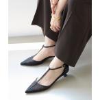 パンプス 「追加」3.5cmTストラップシアーパンプス