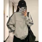  джерси рукав линия Zip жакет /4poketsu женский 