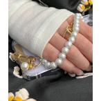 スマホストラップホルダー アタッチメント＆ホワイトパール キーチャーム「２点セット」