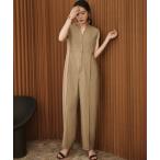 オールインワン 「2026SS」フロントボタンノースリーブオールインワン ジャンプスーツ レディース