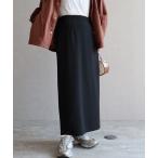 スカート カットジョーゼットタイトスカート