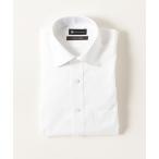  формальный рубашка [ non утюг ] длинный рукав рубашка [ Classico ] текстильный узор Semi-wide цвет белый мужской 