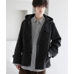 [ASTRONOMY] полупальто "даффл коут" S серый мужской 