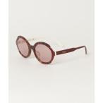 「PRADA」 サングラス - レッド レディース