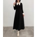 「CENEA」 ニットワンピース MEDIUM ブラック レディース
