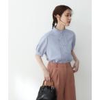 「N.（N. Natural Beauty Basic）」 半袖ブラウス MEDIUM ブルー レディース