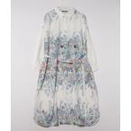 「iS ScoLar」 シャツワンピース M オフホワイト レディース