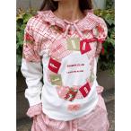 ショッピングイニシャル トレーナー スウェット イニシャルロゴアップリケ使いトレーナー レディース