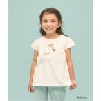 tシャツ 「Disney」「速乾・UV・型崩れしない」スカラップスリーブアソート転写プリントTシャツ キッズ 子供服 女の子