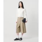 パンツ コットン タック ストリング ハーフパンツ レディース