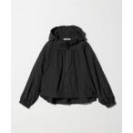 ショッピングARROWS ブルゾン アウター ナイロン ギャザーフードブルゾン ウォッシャブル レディース
