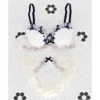 ブラジャー ショーツセット ケミカルフラワーブーケ　ブラ＆ショーツセット