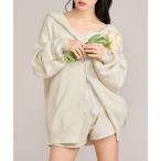  Parker [ выставить "надеты" возможность ] Kirakira вязаный Parker женский 