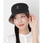 帽子 ハット リバーシブル フロントロゴ バケットハット レディース