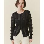 tシャツ センターカットレーストップス レディース