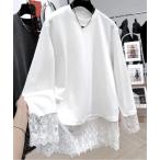 tシャツ MARULUK レースドッキン