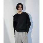 tシャツ milli de l'air ショルダー切替アクセント バックスリットニットプルオーバー レディース