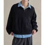 セーター ニット ベーシックルーズスキッパーニット メンズ レディース