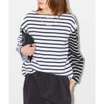 ショッピングボーダー tシャツ 「追加」別注「Leminor/ルミノア」クレイジーボーダー：カットソー レディース