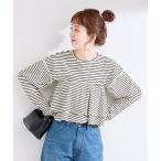 tシャツ 「2点セット」「WEB限定」ウォッシャブル / フリルビスチェレイヤードロンTEE レディース