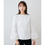 ｍｅｎｓｈａ！　ネグリジェ気分のコットン微起毛ベルスリーブトップス レディース