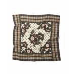 スカーフ バンダナ ｍｅｎｓｈａ！　ヴィンテージライクな　大判ダブルガーゼスカーフ レディース