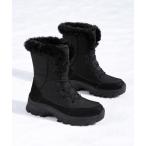 ブーツ 1D60-KR  レースアップ ショート スノーブーツ レディース