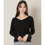 tシャツ フリルカフスインナートップス レディース