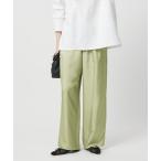 パンツ シルクライク イージーパンツ レディース