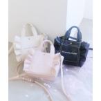 ショッピングSTUART ショルダーバッグ バッグ 「フリルトートミニ」フェイクレザー レディース