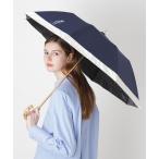 折りたたみ傘 「WEB限定」遮光100% 晴雨兼用 折りたたみ日傘 竹手元 切り継ぎ ”ワンポイント” レディース
