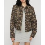 ミリタリージャケット モッズコート CUT OFF MILITARY ジャケット レディース