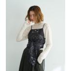 キャミソール スカーフ柄オーバーキャミ